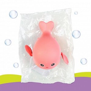 Заводная игрушка для ванны Крошка Я «Китенок», розовая, от 3 мес.