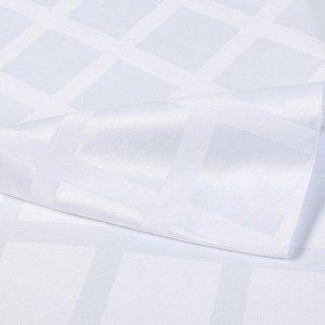 Скатерть Этель Geometry 150х300 +/-3см, цвет белый, 192 г/м2, хлопок с ВГМО