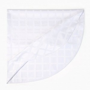 Скатерть Этель Geometry 150*110 +/-3см, цв.белый, пл. 192 г/м2, хл с ВГМО