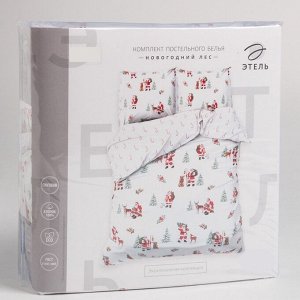 Постельное белье "Этель" 2 сп Новогодний лес 175*215 см, 200*220 см, 70*70 см - 2 штуки
