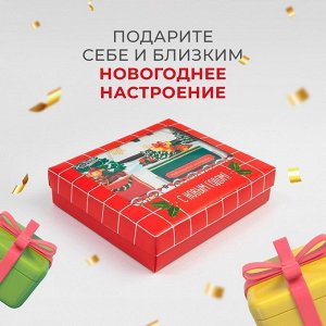 Набор подарочный новогодний "Этель" Новогодняя ярмарка, фартук, полотенце, прихватка