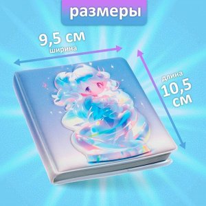 Записная книжка подарочная 96л,линия, цветной блок,обложка ПВХ 3D Аниме (9,5х10,5см)