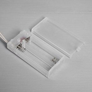 Фигура световая «Ангел плетёный», 32x16х9 см, 20 LED, батарейки ААх2 (не в комплекте), свечение теплое белое