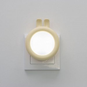 Ночник "Ушки" 1Вт LED датчик света 7х8,5х10см