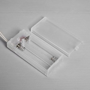 Фигура световая «Ёлочка плетёная», 30x13х13 см, 20 LED, батарейки ААх2 (не в комплекте), свечение теплое белое