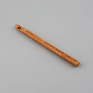 Крючок для вязания, бамбуковый, d = 10 мм, 15 см