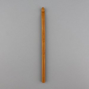 Крючок для вязания, бамбуковый, d=7 мм, 15 см