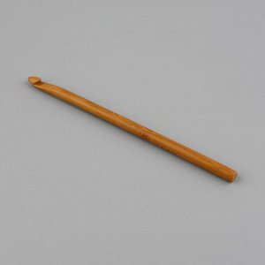 Крючок для вязания, бамбуковый, d=7 мм, 15 см