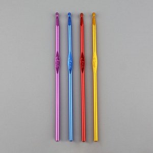 Крючок для вязания, d=4.5 мм, 15 см, МИКС