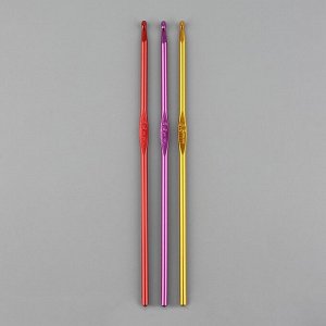 Крючок для вязания, d=3.5 мм, 15 см, МИКС