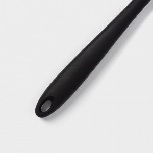Ложка для спагетти Magistro Black, нейлон, 29x6 см, чёрная