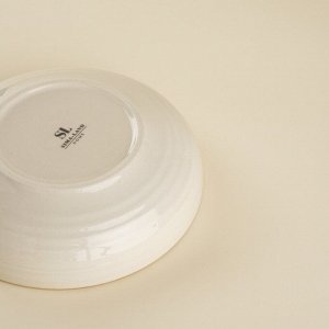Тарелки глубокие SL Home «Леггеро», 18.5x5 см, набор 2 шт., фарфор, бежевые