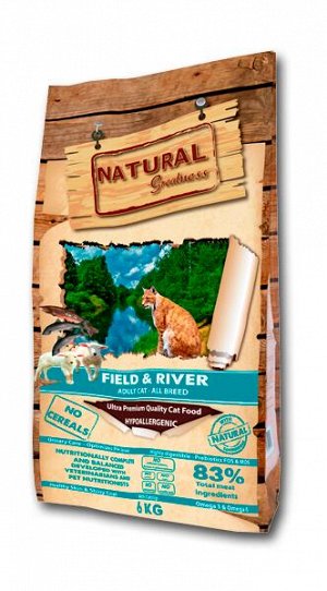 Natural Greatness Field & River Recipe сухой корм для кошек 0,6 кг