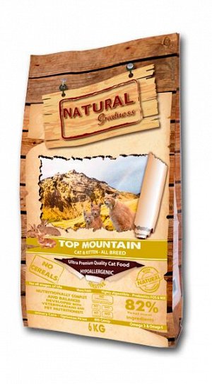 Natural Greatness Top Mountain сухой корм для кошек 18 кг