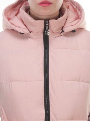 M21-01 PINK POWDER Длинный жилет без рукавов (холоффайбер)