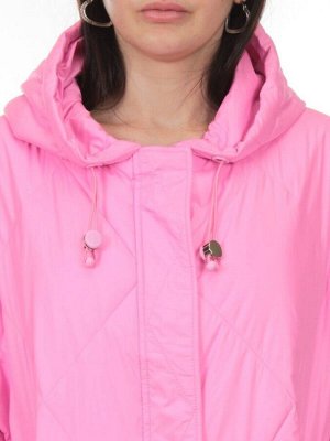 23-001 PINK Куртка оверсайз демисезонная женская (синтепон 100 гр.)