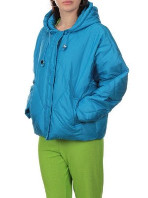 23-001 BLUE Куртка оверсайз демисезонная женская (синтепон 100 гр.)