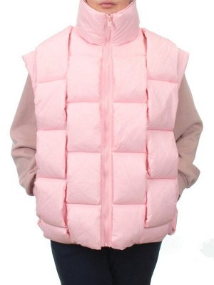 2853 PINK Жилет утепленный женский (80% пух, 20% холлоффайбер)