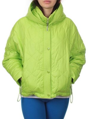 23-028 LT. GREEN Куртка оверсайз демисезонная женская (синтепон 100 гр.)