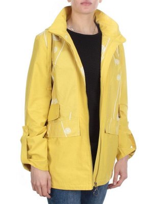 F2087 YELLOW  Ветровка женская MARIA (65%хлопок 35% полиэстер)