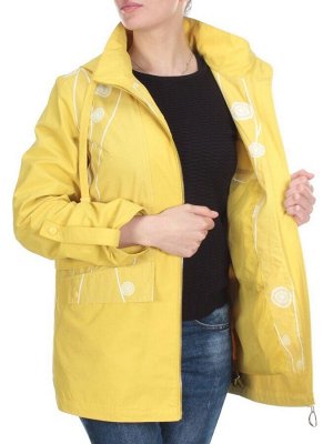 F2087 YELLOW  Ветровка женская MARIA (65%хлопок 35% полиэстер)