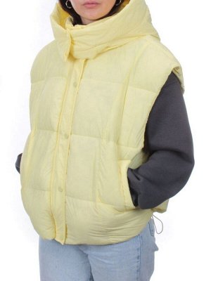 24001 YELLOW Жилет утепленный женский (100 гр. холоффайбер)