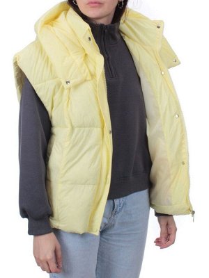 24001 YELLOW Жилет утепленный женский (100 гр. холоффайбер)