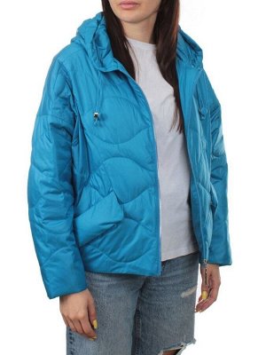 23-061 BLUE Куртка оверсайз демисезонная женская (синтепон 100 гр.)