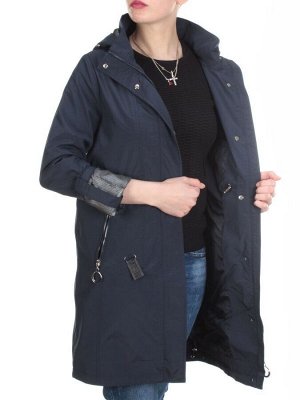 F2089 DARK BLUE Ветровка женская MARIA (65% хлопок, 35% полиэстер)