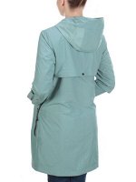 6158 GRAY/GREEN  Ветровка женская AMAZING (65% хлопок 35% полиэстер)