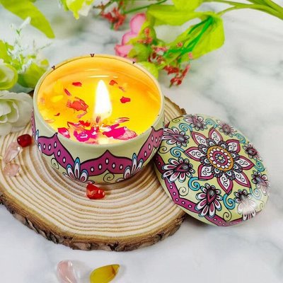 Свечи с натуральными ароматами. Расслабление и покой