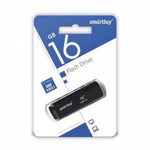 ФЛЭШ USB 3.0 накопитель  Smartbuy 16GB Dock Black  (SB16GBDK-K3)