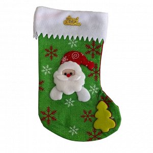 Носок новогодний для подарков "Merry Christmas"