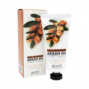 JIGOTT Крем для рук с высоким содержанием арганового масла / Real Moisture ARGAN OIL Hand Cream, Ю. Корея 100 г