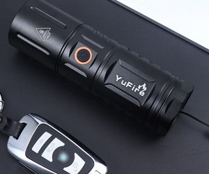 Дальнобойный фонарь с функцией Power Bank GYM Flashlight