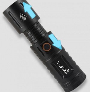 Дальнобойный фонарь с функцией Power Bank GYM Flashlight