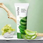 ПЕНКА ДЛЯ УМЫВАНИЯ SADOER ALOE VERA Refreshing 100гр. Бережное очищение кожи от загрязнений и остатков макияжа.