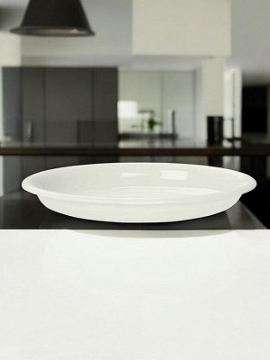 ТАРЕЛКА для пикника и дома ПЛОСКАЯ "PICNIC", 185 ММ (светло-бежевый)