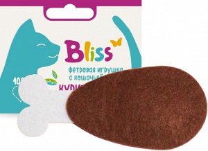 Игрушка Bliss фетровая с кошачей мятой КУРИНАЯ НОЖКА  3077 3077
