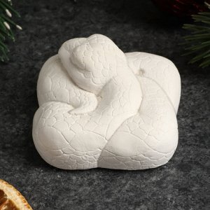 Фигура для раскраски "Змея клубочком" 4х4х2см 10583814