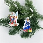 Деревянная игрушка-подвеска, 2 шт.