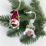 Деревянная игрушка-подвеска Гномы, 2 шт.