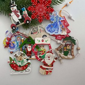 Деревянная игрушка-подвеска, 1 шт.