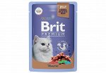 Brit Премиум ПАУЧ 85г. для кошек Jelly Ассорти из птицы в желе *14 5050130