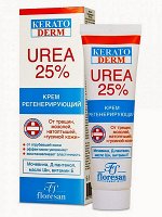 Крем для ног Регенерирующий КЕРАТОderm против трещин, мозолей и натоптышей Д-пантенолом, маслом Ши и Витамином Е 100мл UREA 25%