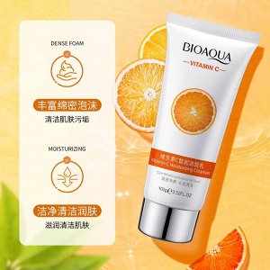 Bioaqua Vitamin C Moisturizing Cleanser Пенка для лица с витамином С