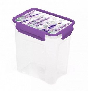 Контейнер для СВЧ 1,80л прям [LAVENDER]