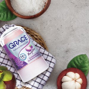 Grace Natural Deodorant Mangosteen Дезодорант минеральный кристаллический Мангостин
