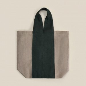 Сумка шоппер с ручками SL HOME Linen shopper, 50x50 см, 100% лён, 200 г/м2