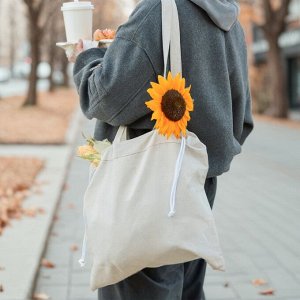 Сумка шоппер небелёный SL HOME Light shopper, 53x45 см, 100% лён, 200 г/м2